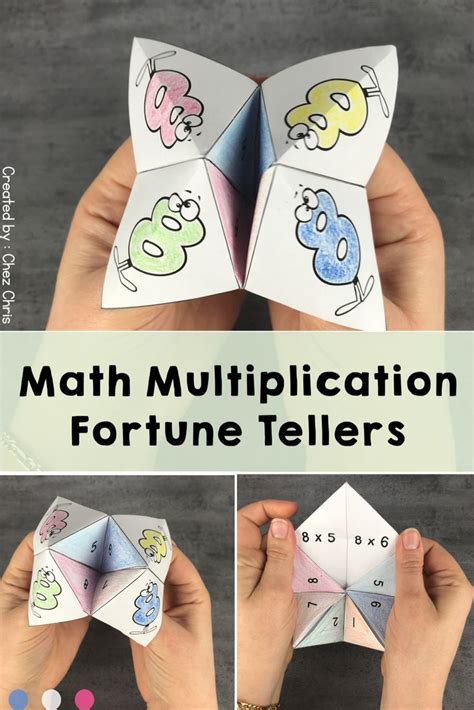 Multiplication Fortune Teller Printable